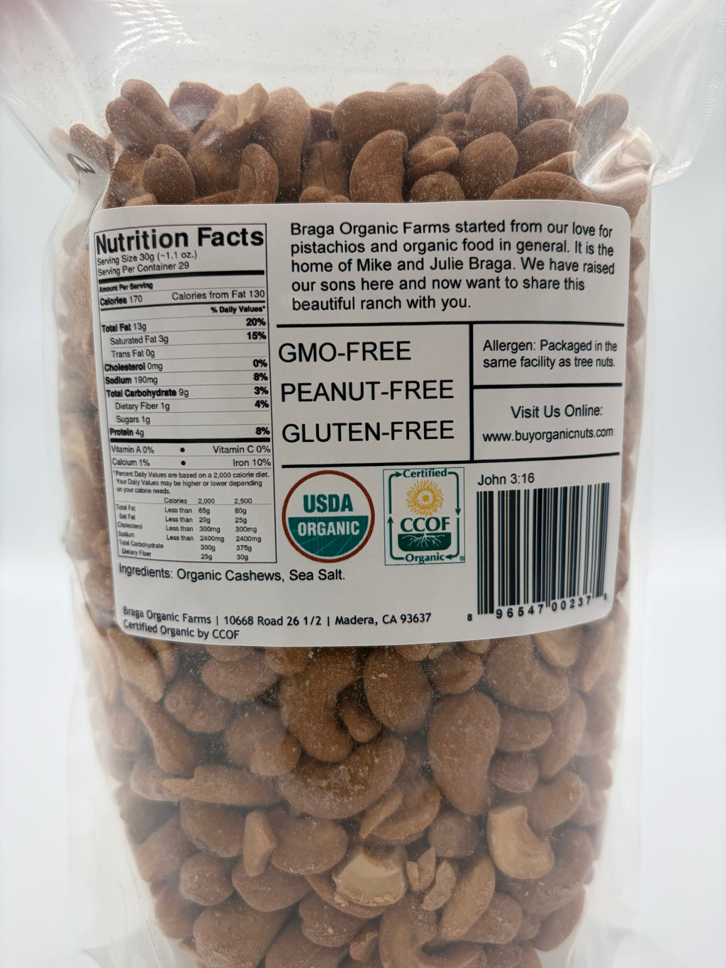 Organic Cashews